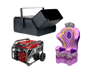 Assorted Children's Party Service Rentals