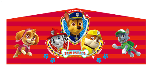 Paw Patrol themed panel for Bouncer
