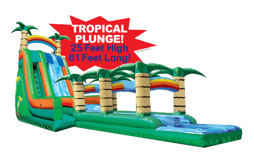 Tropical Plunge is a cheap water slide rental orlando fl