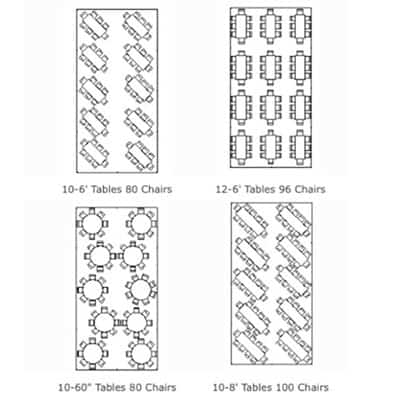 20x40-table-seating-layout Image of table rentals 20 x 40 Table Seating Layout