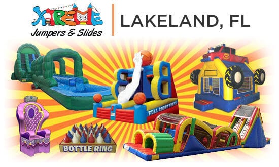 Graphics for bounce house rentals Lakeland fl