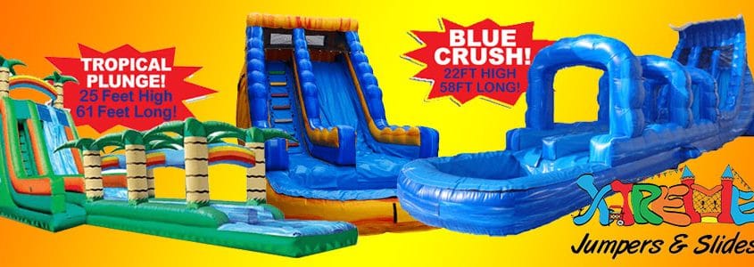 Water slide rentals by Xtreme Jumpers and Slides, Inc.