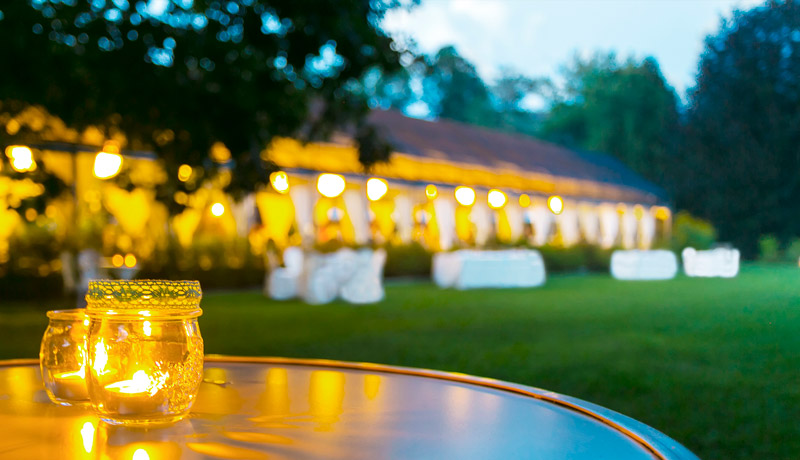Outdoor tent rentals